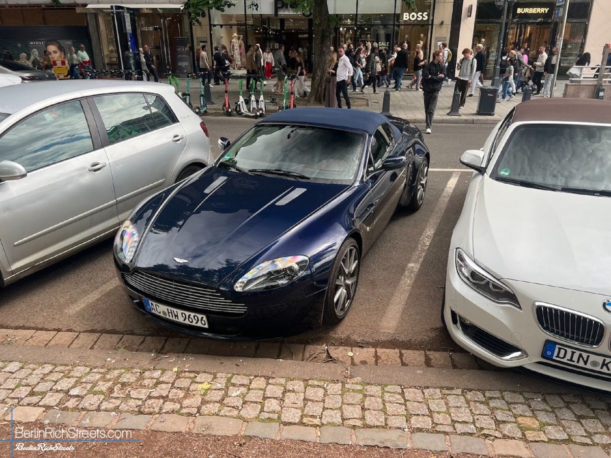 Aston Martin V8 Vantage Roadster spotted in Düsseldorf — BerlinRichStreets